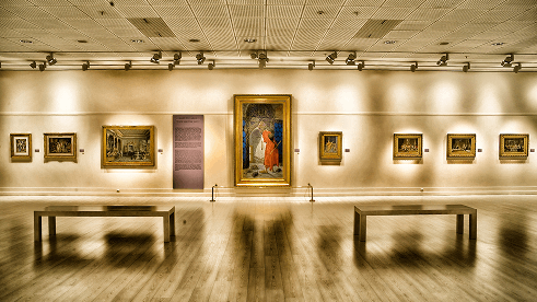 Modern Art Gallery Default Image